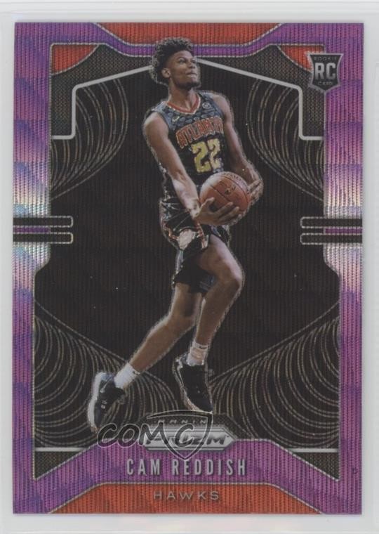 2019-20 Panini Prizm Rookie Purple Wave Prizm Cam Reddish #256 Rookie RC uy9