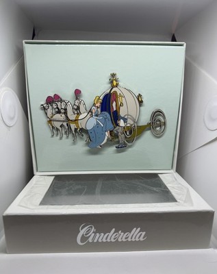 Disney Auctions Cinderella Carriage Super Jumbo Boxed Pin LE 100 Coach Extra HTF