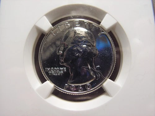 1960 - P Washington Quarter, NGC PF 68