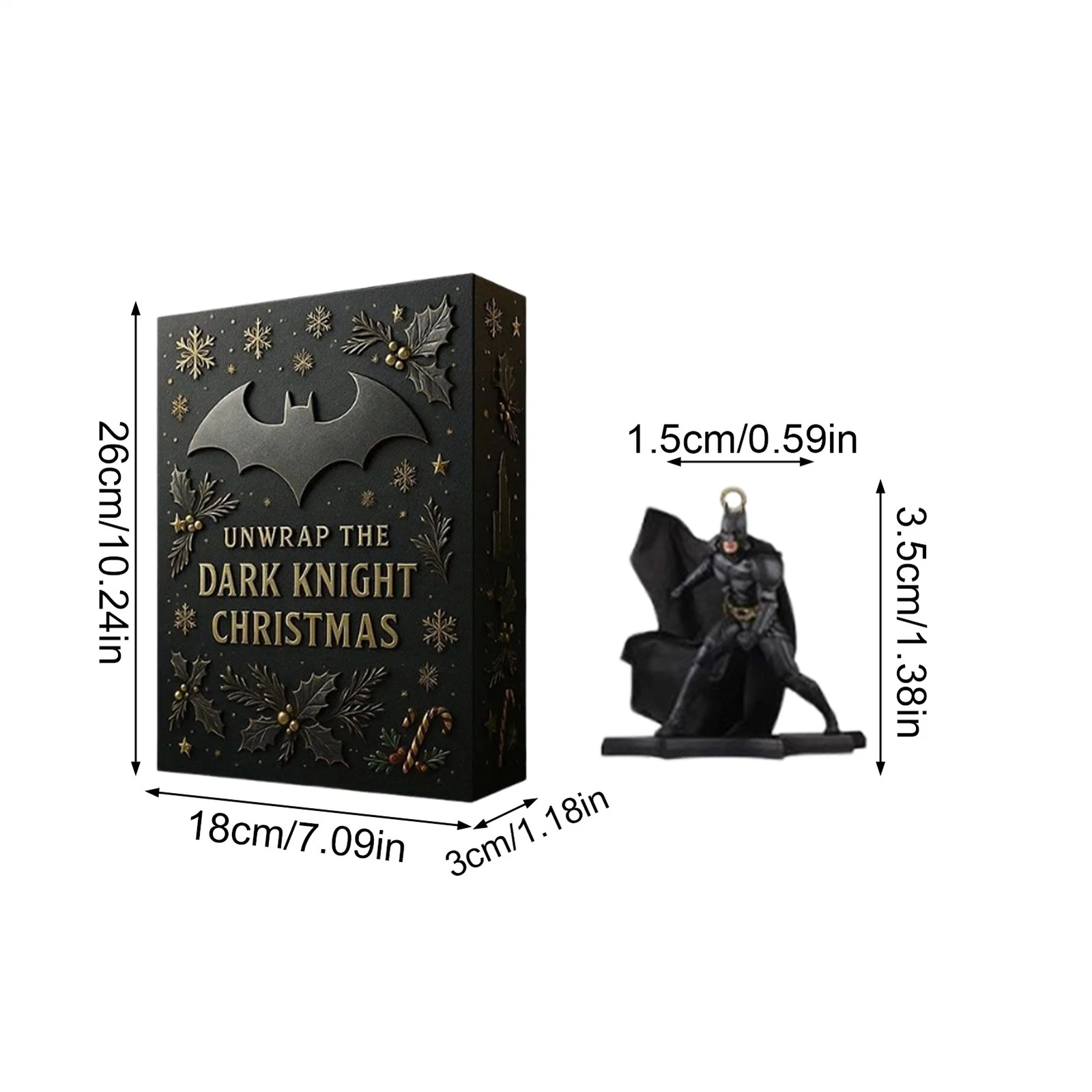 Batman 2025 Advent Calendar 2D Acrylic Pendant Holiday Calendar Blind Box Gift