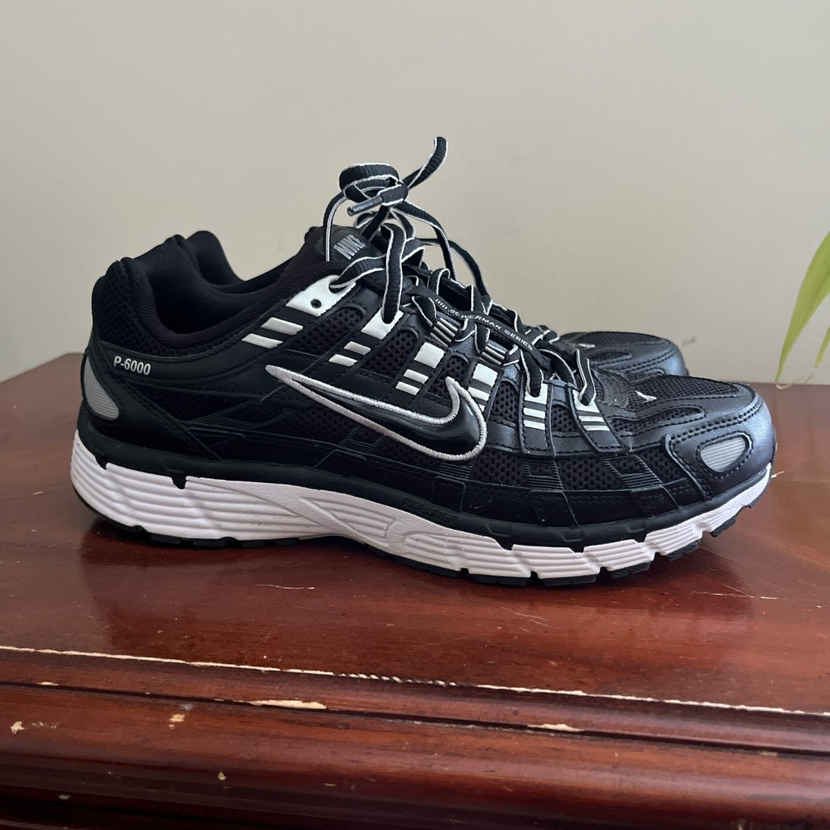 Nike P-6000 Black Metallic Silver CD6404-026 Men's Sneaker Black