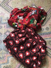 2 Holiday 100 Silk Shorts M Valentines Xmas