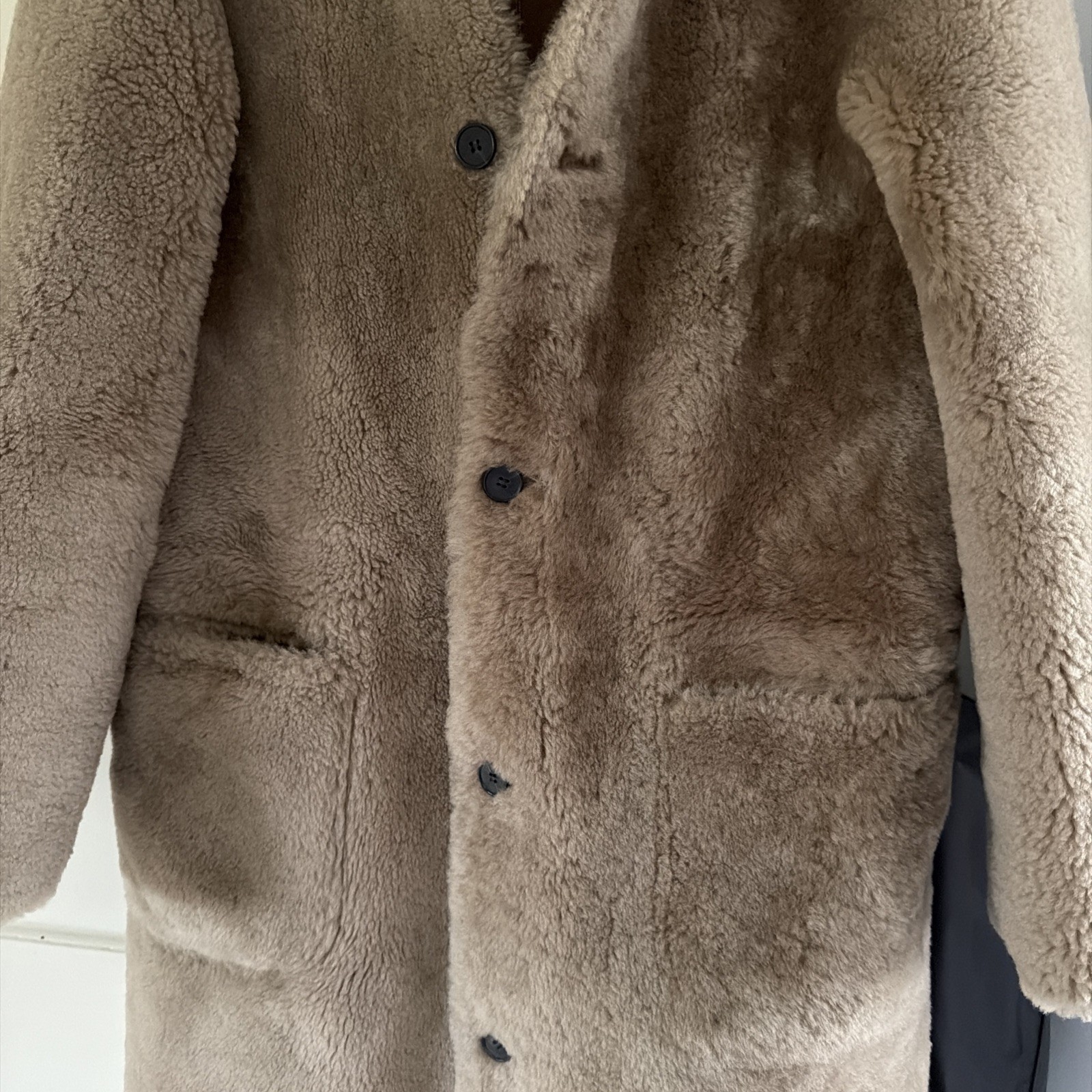 All Saints Serra Stealing  Reversible Coat Size M Rrp £1299 Very Good Condition image 7