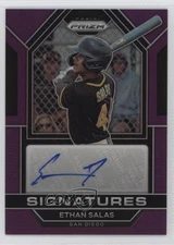 2023 Panini Prizm Signatures Purple Prizm /99 Ethan Salas #SIG-ES Auto 4f5