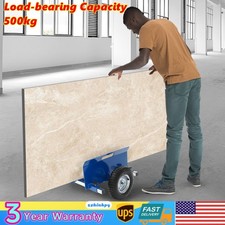 1102lb Panel Dolly with 8in. Pneumatic Wheels Heavy Duty Door Drywall Cart