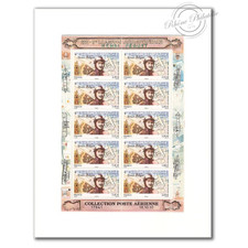 POSTE AÉRIENNE N° 74 HENRI PEQUET 2011 LUXE TIMBRES NEUFS** FEUILLE COLLECTOR