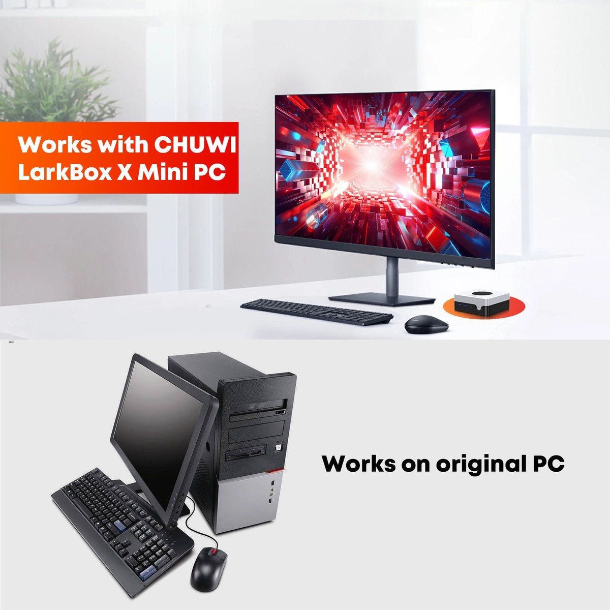 CHUWI LarkBox X Mini PC Intel AMD Ryzen 7 3700U 4.1Ghz 8G+256G