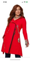 Joe Browns Women’s Coat Size 10. Red & Black. Brand New With Tags.