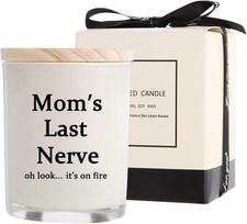 Mom Gift Funny Vanilla Candle 5.8oz Birthday Mothers Day Christmas
