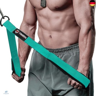 Tricep Rope Cable Attachment (Two Lengths Built in One) Greater Range of