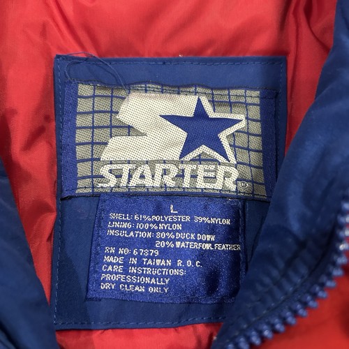 Vintage New York Giants Starter Jacket Mens Large NFL Winter Coat Oversize - Picture 4 of 13