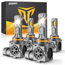 Latest 9005 9006 LED Bulbs, 100,000LM Brightness Hi/Low Beam, 85000 Hours Lo...