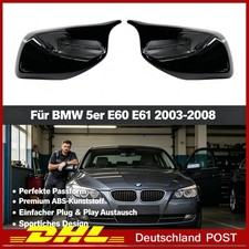 2x L+R 51167078360 Spiegelkappen Außenspiegel M-Stil Für BMW 5er E60 E61 03-08
