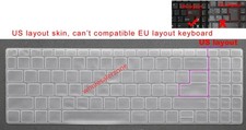 US Keyboard Skin Cover for Acer AG15-31P N23Q23 TravelMate P2 TMP216-51 P215-54