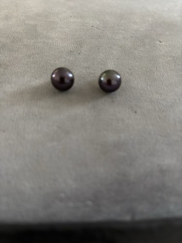 14K Honora Purple Pearl Earrings
