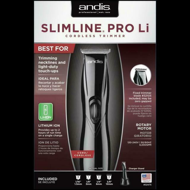 Andis 32475 Slimline Pro Li Cordless Trimmer - Black