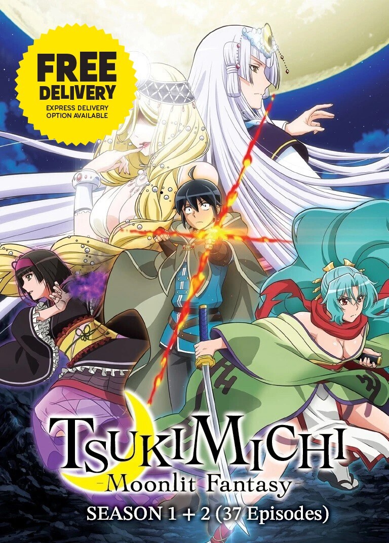 DVD Anime Tsukimichi: Moonlit Fantasy TV Series Season 1+2 Vol. 1