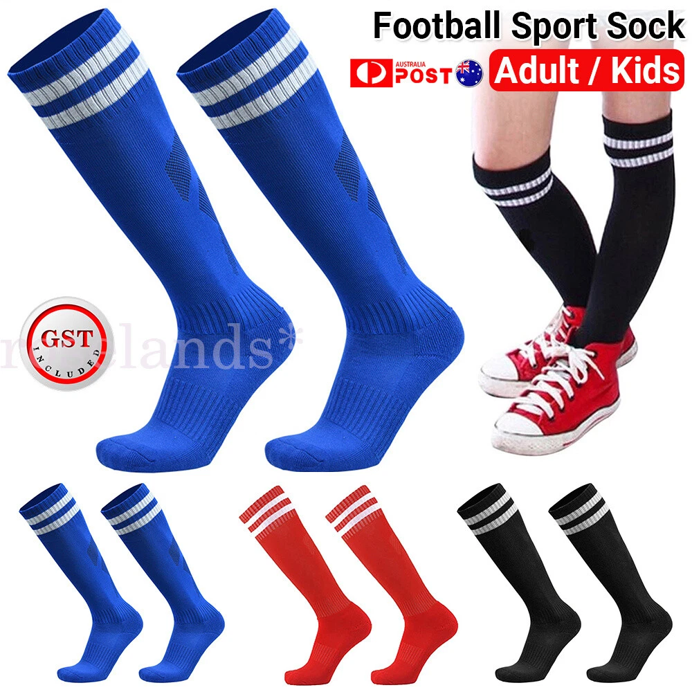 Men Sport Breathable Long High Knee Football Socks Footy Soccer Baseball Hockey