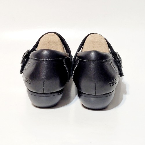 Taos Virtue Vir-13336A Slip On Mary Jane Black Leather Comfort Shoes Wm 38EU 7US - Picture 9 of 21