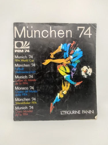 WC Munich 74 Incomplete figurine album (-74) + Magazine insert medallions Pa...