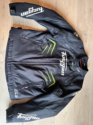 Furygan Skull Motorradjacke für Herren schwarz mit herausnehmbarer Innenjacke