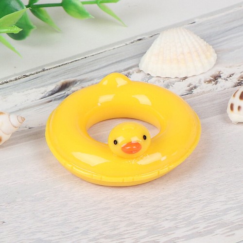 1:6 1:12 Dollhouse miniature yellow duck life swim ring for doll dollhouse de-YR