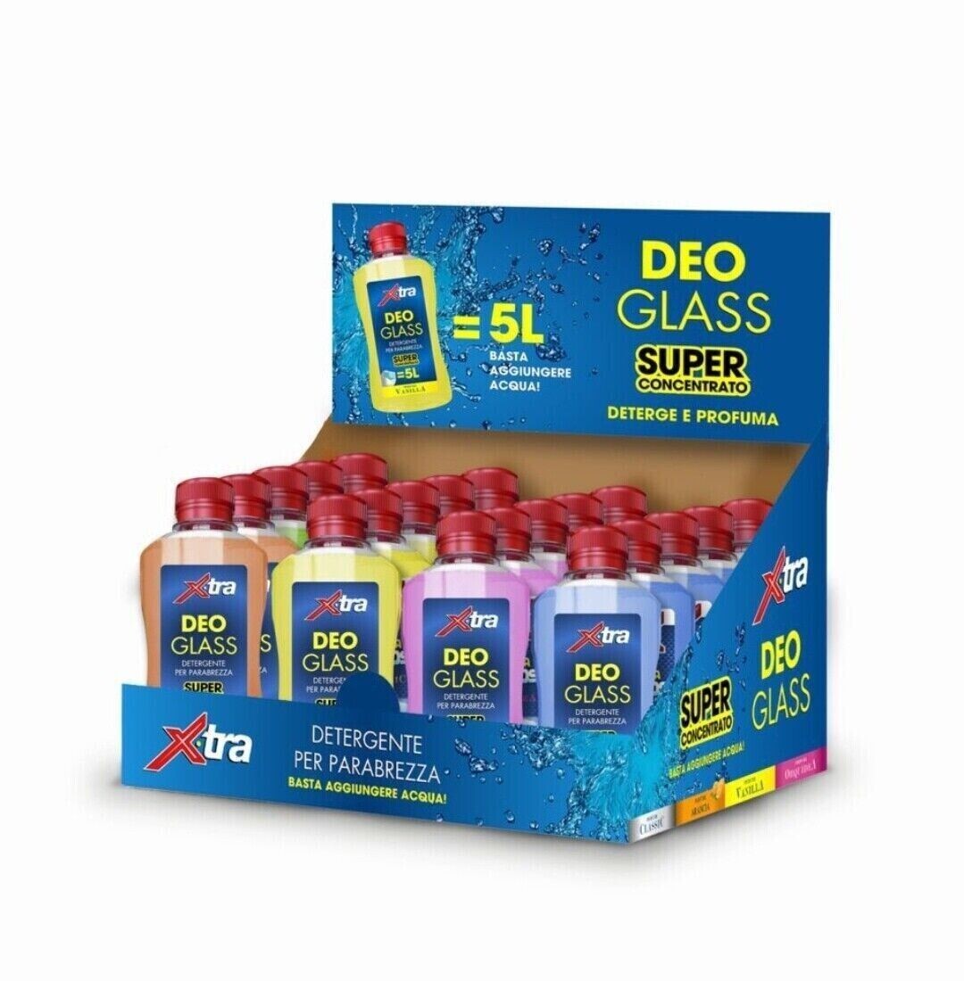 4X Deo Glass Detergente Parabrezza | Effetto Specchio e Trattamento Vetri - 2
