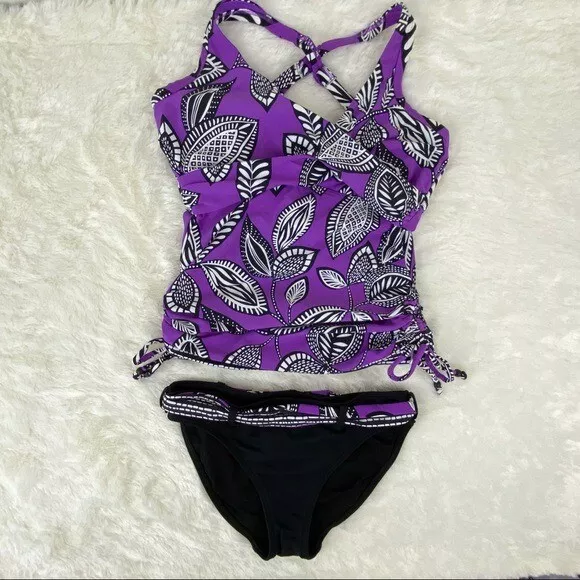 Seafolly Australia 6DD Tankini Singlet Bikini Swimsuit Set