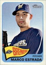 2014 Topps Heritage #304 Marco Estrada - NM