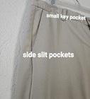 Lady's Dockers Khaki Flat Front Side Slit Pockets Sz 18 Med — photo 3