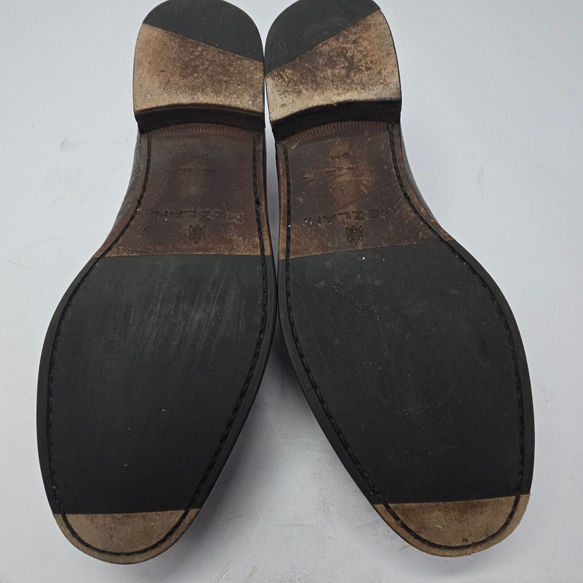 Melzan Brown Leather Slip On Loafers, Men
