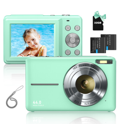 Digital Camera 1080P Camera for Kids Digital Point and Shoot Camera Anti Shake
