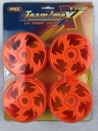 IMEX 7862 1/8 Bey Buggy Rims, Orange (4) - Picture 1 of 1