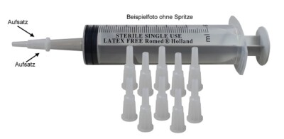 Romed Luer-Adapter für Blasenspritzen zum Anschluss von Kanülen (10 Stück)