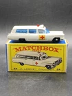 Matchbox Lesney #54 Cadillac S&S Ambulance w Original Box Vintage Toy Car VTG
