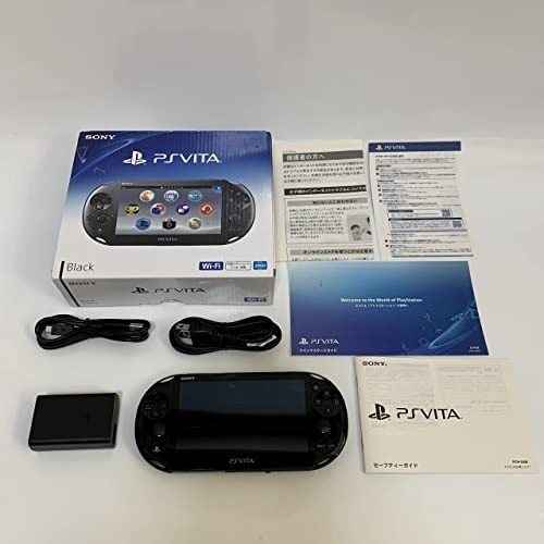 SONY PS Vita PCH-2000ZA11 Black Game Console Full Box Wi-Fi Slim 