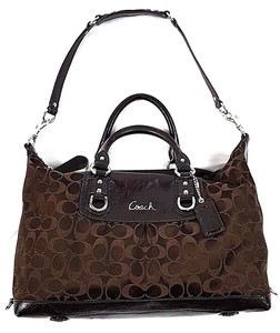 coach monogram satchel