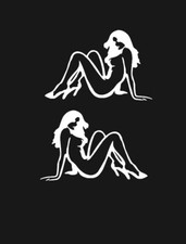 Sexy Lady X2 Vinyl Decal Stickers Car Van Camper Jdm 4x4 DUB Drift Toolbox Jap