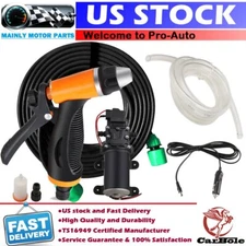 12V High Pressure Self-Priming Electric Car Portable Wash Washer Kit Water Pump