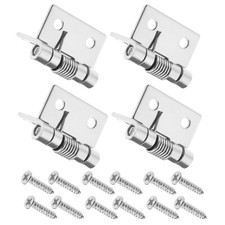 4x Self-Opening Spring Hinges Automatic Closing Door Hinges Hardware 1 Inch