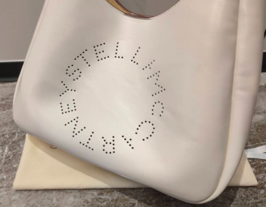 Stella McCartney Logo Slouchy Hobo Tote Bag - white New | eBay