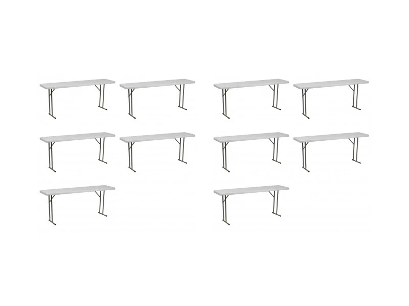 18 x 72 plastic folding table clearance