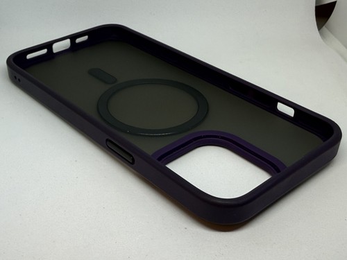 Purple iPhone 14 Pro Max Case, Translucent, Magsafe - Zdjęcie 5 z 7