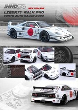 INNO64 1:64 LBWK Ferrari F40 Tokyo Auto Salon 2023 White 