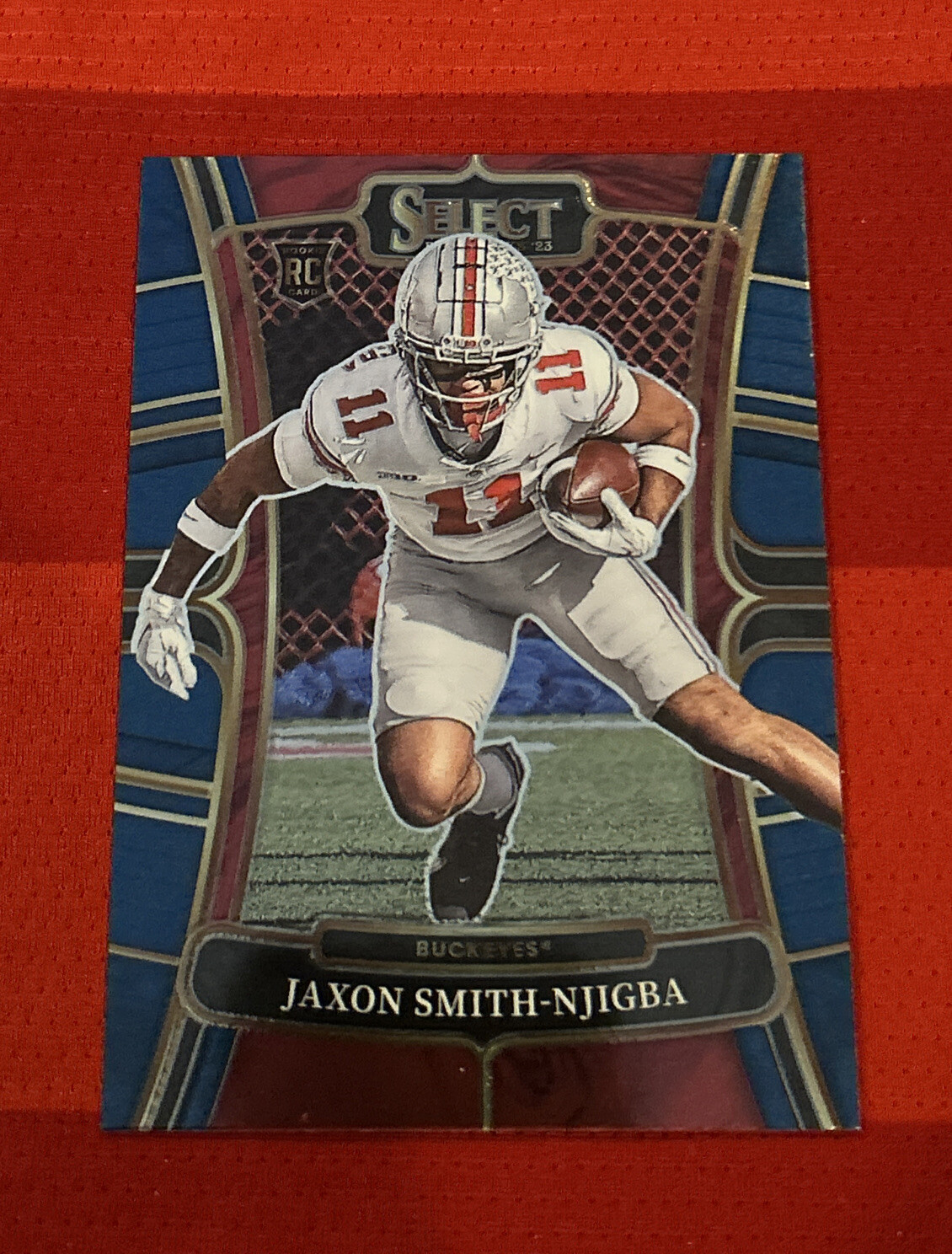2023 Select Draft Picks Jaxon Smith-Njigba Base Blue RC Seahawks Ohio State #7