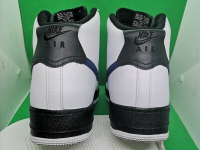 Nike By You ID Air Force 1 High White Blue Black Cream  display picture 1