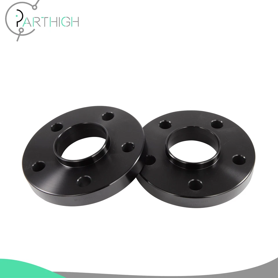 For Mercedes Benz 5x112 Hubcentric Wheel Spacers (4) 20mm Thick 14x1.5 66.6 CB - Image 2 of 4