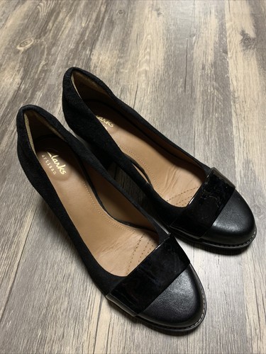 Clarks Artisan Tarah Brae Suede Black 