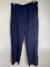 FIGS Scrub Pants Men's Technical Collection Double Pocket T2001 Navy Blue Sz L