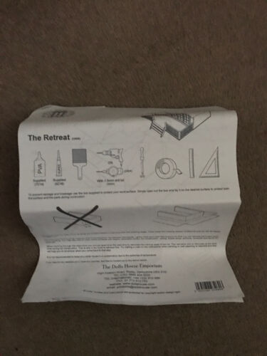 Dolls House Emporium 1:12 The Retreat Dolls House with box 12th Scale *pick up* - Picture 3 of 8